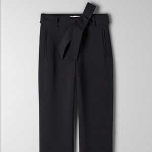 Aritzia Wilfred tie front pant